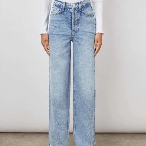 Rails Getty Wide Leg Denim in Snowbird - Picture 3 of 5